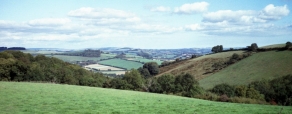 View from Pennywell Farm across to Buckfastleigh