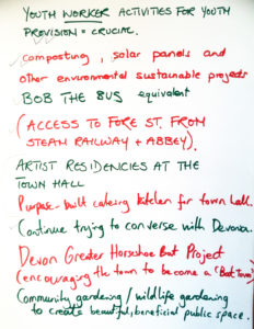 Notes from one of the discussion groups